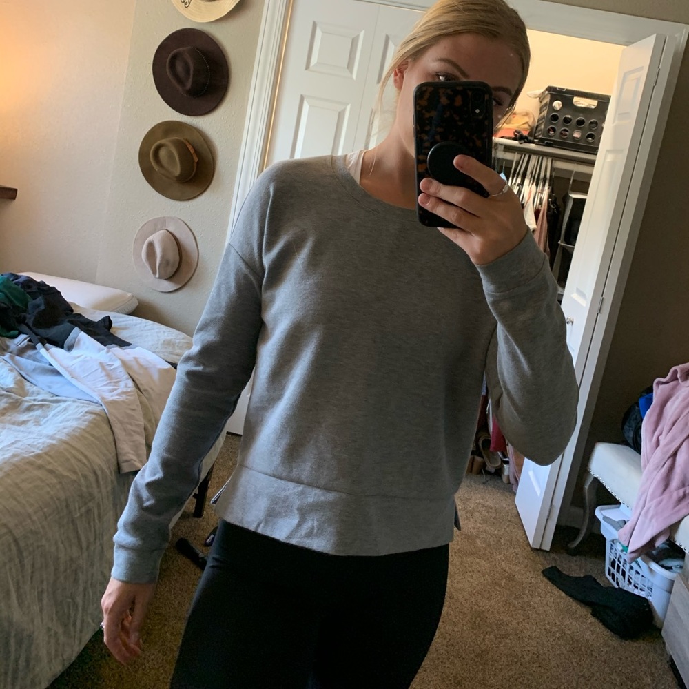 Athleta cropped crew neck